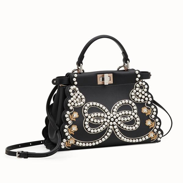 FENDI ハンドバッグ ミニ ピーカブー レザー バッグ 8BN244A1FCF110P